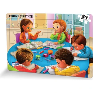 Çamlıca Çocuk Yayınları Renkli Çizgiler – (Eğlenceli Puzzle 5)