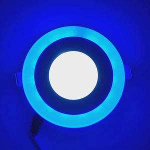 Beyaz Mavi Sıva Altı Spot Panel LED Armatür 3+3 Watt