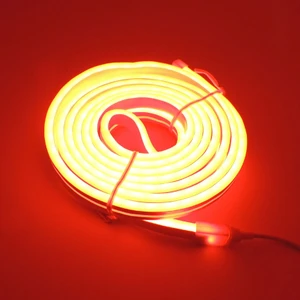 Neon Şerit LED Işık 3 Çip Rgb 5 Metre Kumandalı 220V