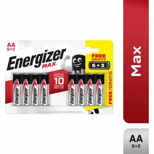 Alkalin Max Aa Kalem Pil 6+2