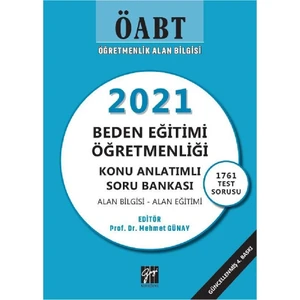 Gazi Kitabevi Öabt 2021 Beden Eğitimi Öğretmenliği Konu Anlatımlı Soru Bankası