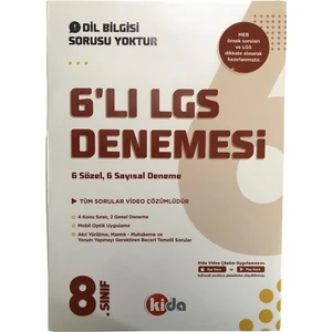Kida Yayınları 6'lı Lgs Deneme