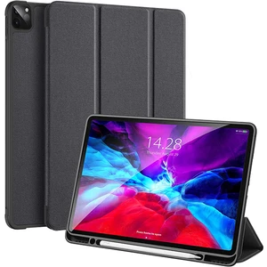 Dux Ducis iPad Pro 12.9 (2020-2018 )Kılıf Kalem Yerli Soft Tpu Mıknatıslı Kılıf AL-32542 Siyah