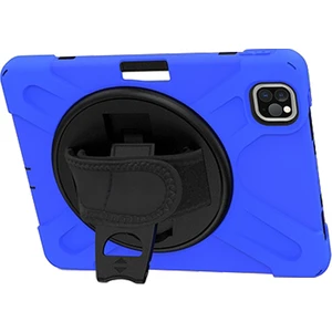 iPad PRO11 (2020-2018KILIF Shockproof 3 Katmanlı Standlı Zırh Kılıf Kalem Yerli AL-32603 Mavi
