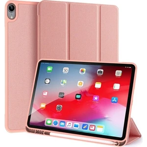 Dux Ducis iPad Air 4 10.9 Kılıf Kalem Yerli Soft Tpu Mıknatıslı Kılıf AL-33410 Pembe