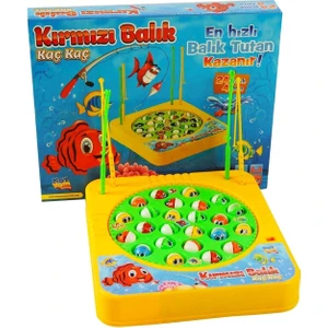 Vardem Balık Yakalama Oyunu 24 Balık 4 Olta Pilli Müzikli