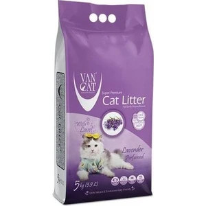 Vancat İnce Topaklaşan Kedi Kumu Lavanta Kokulu 5 kg