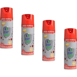 Stay Safe Sprey Ortam Yüzey El Dezenfektanı 400 ml x 4 Adet