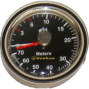 Gösterge Derinlik Ölçer Kapsül 63 mm Siyah Ayarlı