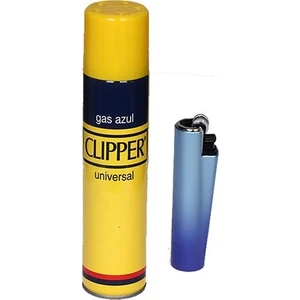 Clipper Model Mavi Gazlı Çakmak + Clipper Çakmak Gazı