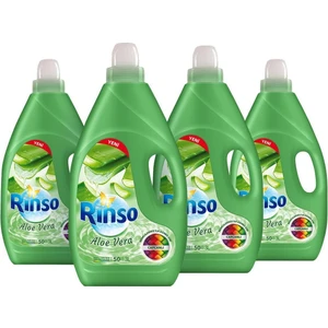 Aloe Vera Renkliler Için Sıvı Çamaşır Deterjanı 3000 ml 50 Yıkama x 4'lü