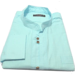 Kurular Tekstil Çift Düğme Uzunkol Pamuk Gömlek