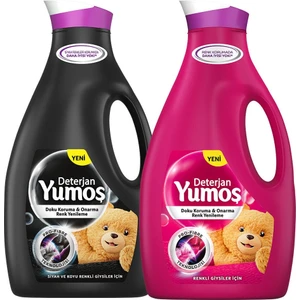 Sıvı Bakım Çamaşır Deterjanı Renkli Giysiler Için Renk Koruma 2520 ml + Solmayan Siyahlar 2520 ml