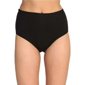 Bulut Fashion 0922 Tutku Kadın Siyah 6'lı Paket Pamuklu Ribana Bato Külot