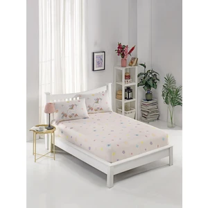 Enlora Home Pes Lastikli Çarşaf Seti Tek Kişilik Unicornlar Pembe