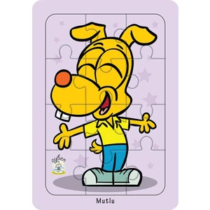 Ayben Yayınları 12 Parça Puzzle: Duygunu Yap - Mutlu