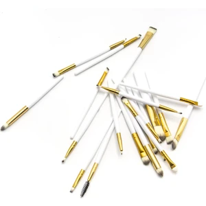 Pro Yumuşak Uçlu Makyaj Fırçası 20LI Set Beyaz