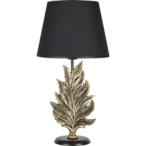 Qdec Modern Dizayn Yaprak Abajur Gold Siyah