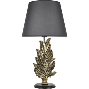 Qdec Modern Dizayn Yaprak Abajur Gold Gri