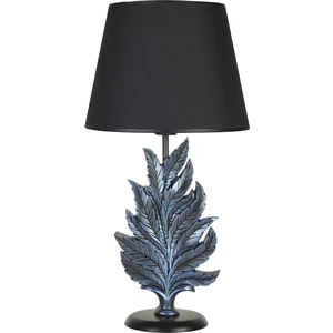 Qdec Modern Dizayn Yaprak Abajur Cobalt Siyah
