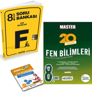 Hız Yayınları 8. Sınıf Fen Bilimleri Soru Bankası ve Okyanus Master 20 Fen Denemesi - Yerim Seni LGS