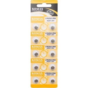 LR626/LR66 - Ag4/1.55 V Düğme Pil (10ADET)