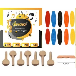 0.18 Bağlama Teli + Burgu Seti + Tezene Seti + Eşik