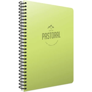 Pastoral Spiralli 72 Yaprak Kareli Defter 17 x 24 cm Pastel Pembe
