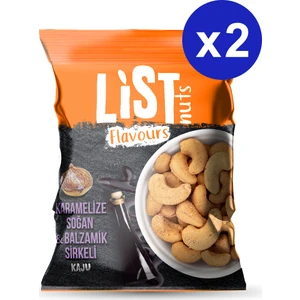 List Flavours Karamelize Soğan & Balzamik Sirkeli Kaju 2 x 100 gr