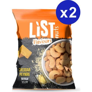 List Flavours Cheddar Peyniri Soslu Kaju 2 x 100 gr