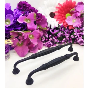 Tomruk 96 mm Siyah Kulp Mobilya Dolap Çekmece Kulbu