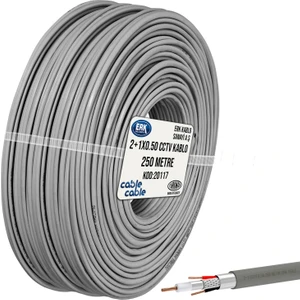 Cable Cable Kamera Kablosu 2+1 Cctv 0.50 250 mt Erk Yerli