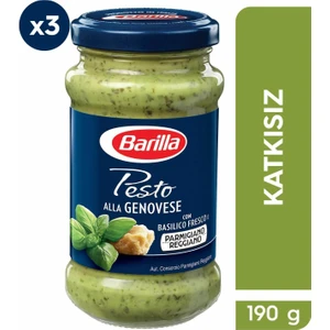 Barillia Fesleğenli Pesto (Pesto Genovese) Makarna Sosu 190 gr x 3 'lü