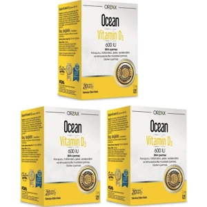 Ocean D3 Vitamini 600 Uı Sprey 20 ml X3 Adet