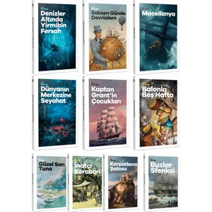 Halk Kitabevi Geleceğin Çocukları - Jules Verne 10 Kitap Bir Arada
