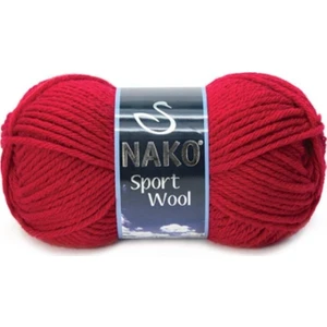 Sport Wool El Örgü İpi  Karmen Kırmızı 3641