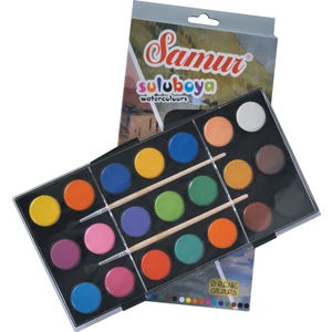 21 Renkli Sulu Boya