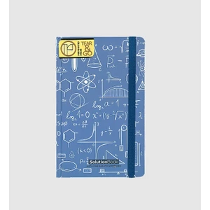 5070 Solution Book Sert Kapak Defter 120 Yaprak Çizgili 13 x 21 cm Mavi