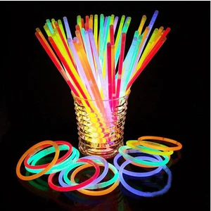 Glow Stick Fosforlu Neon Bileklik 50 Adet