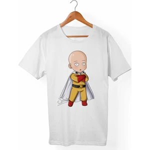 Alfa Tshirt One-Punch Man Çocuk Beyaz Tişört
