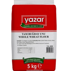 Taş Değirmende Öğütülmüş Tam Buğday Unu 5 kg