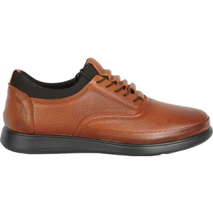 066 Taba Lz Deri Erkek Sneakers Spor Ayakkabı