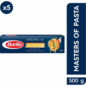 Linguine (Yassı) Spagetti Makarna No.13 500 gr x 5 Adet