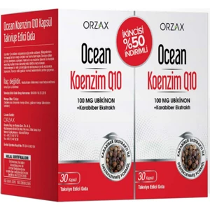 Ocean Koenzim Q10 30 Kapsül Ikili Paket