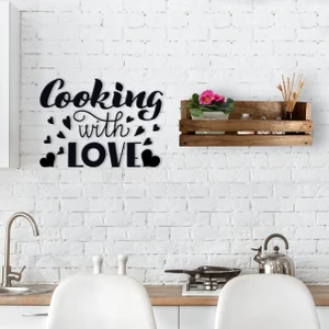 Gift Dekoratif Doğal Ahşap Raf ve Mutfak Duvar Süsü-7