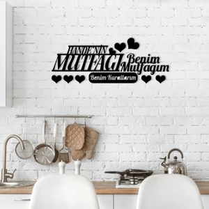 Gift Isme Özel Mutfak Ahşap Duvar Süsü-9