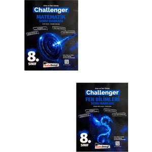 Kafa Dengi Yayınları 8.Sınıf Challenger Matematik+Fen Soru Bankası