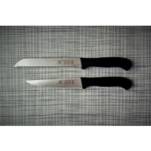 Siyah Sap Mutfak Bıçağı 2'li