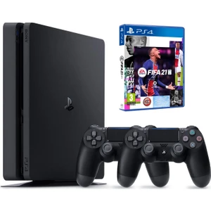 Ps4 Slim 500GB Konsol  + 2. Ps4 Kol + Ps4 Fifa 21Teşhir