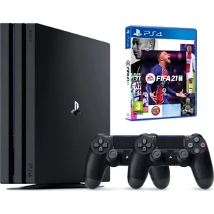 Ps4 Pro 1tb Konsol  + 2. Ps4 Kol + Ps4 Fifa 21Teşhir